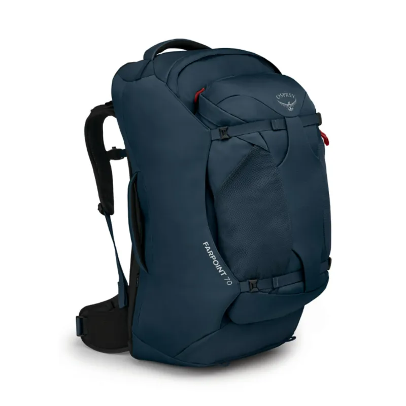 Osprey Men's Farpoint 70 Travel Backpack in Muted Space Blue